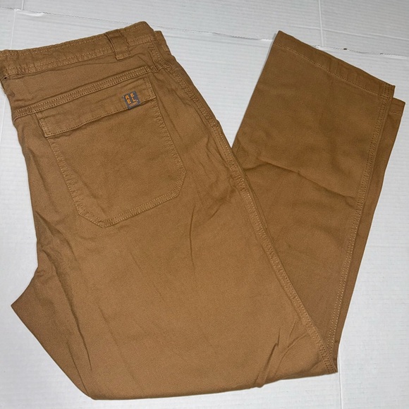 Reel Legends Canvas Pants, Stretch Men's Size 38x32 Brown Fishing Outdoors - Picture 4 of 8